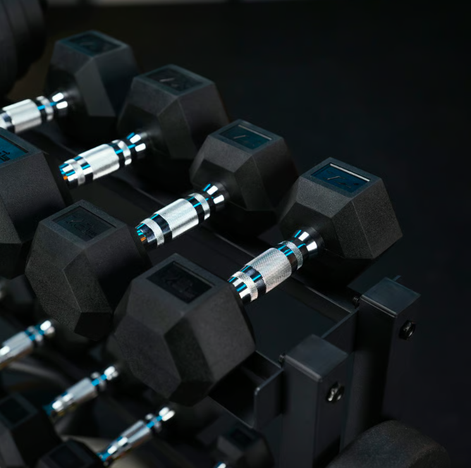 Стійка 3-рівнева TREX Sport TX-075DR для гантелей/грифів/гирь (5093) - фото 8