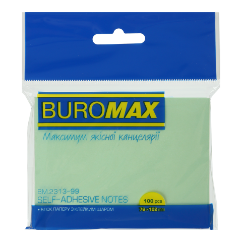 Блок бумаги для заметок PASTEL 76х102 мм 100 арк. (BM.2313-99)