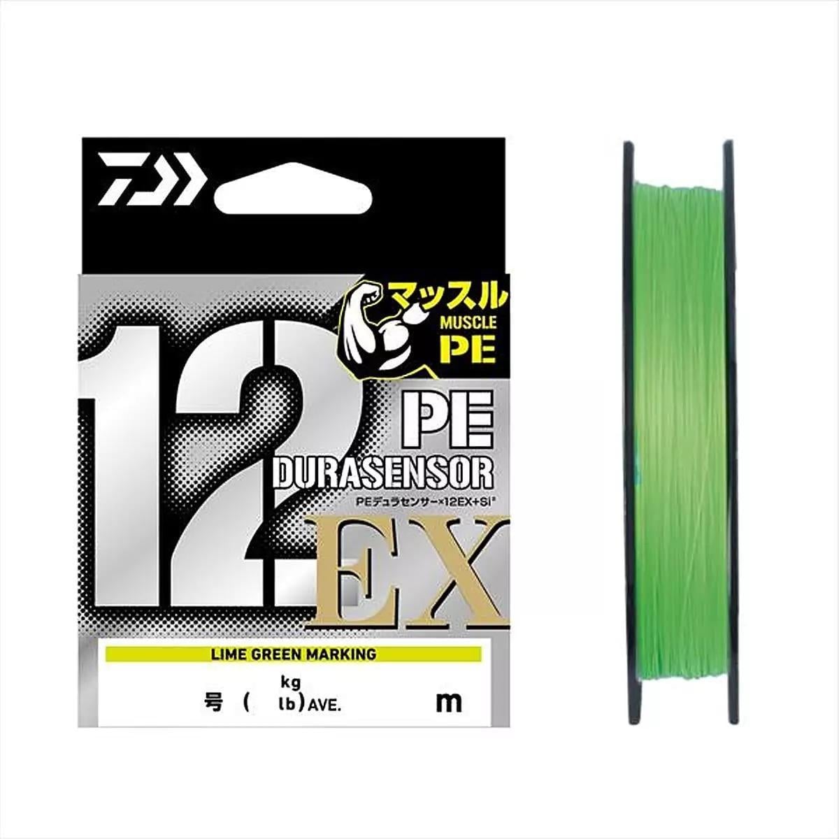 Шнур Daiwa UVF PE DuraSensor X12EX+Si3 LGM #0,6/0,128 мм 5,9 кг 200 м (2853365721)