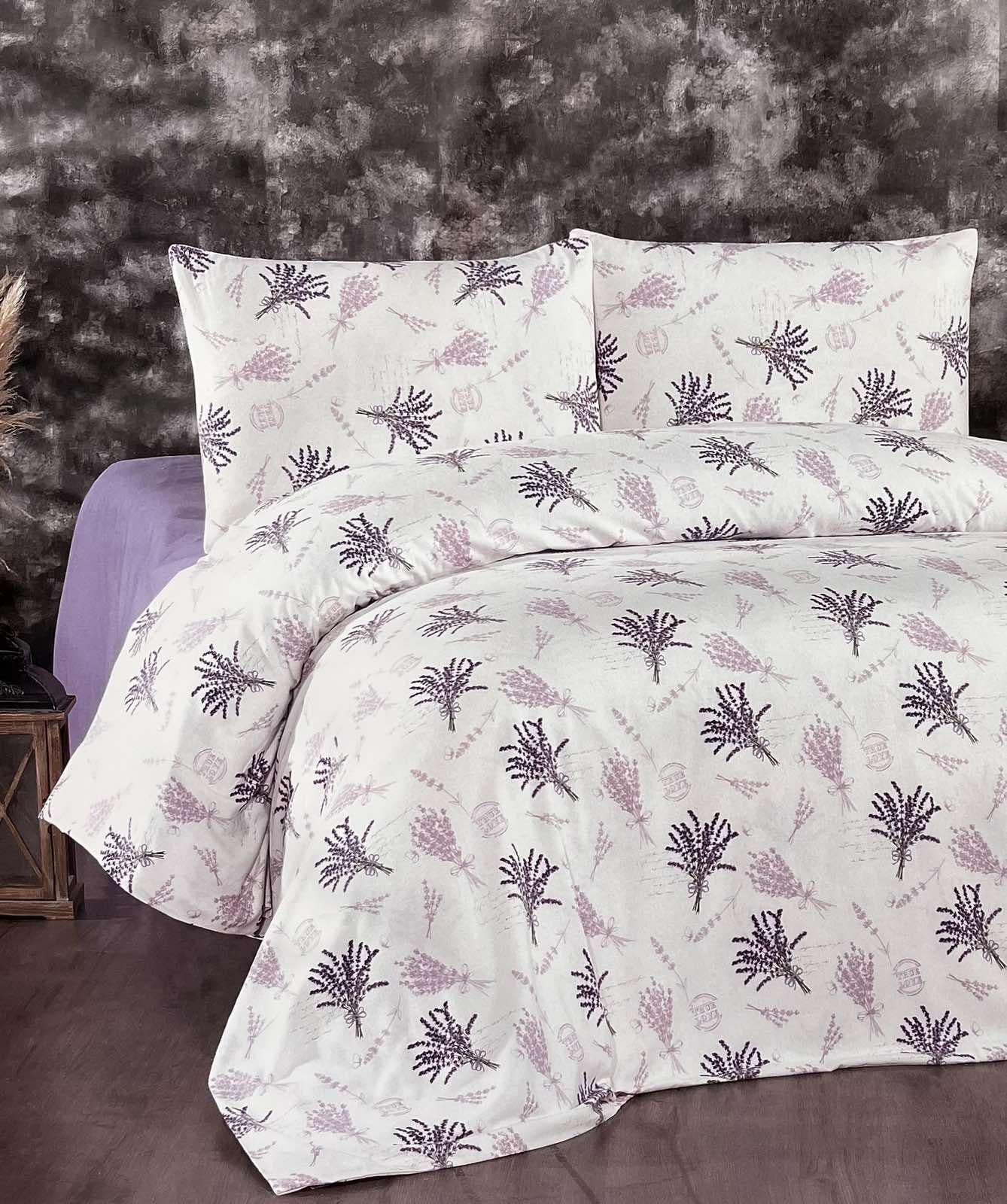 Комплект постільної білизни BELIZZA Lavander Two фланель 200x220 см (CN29089)