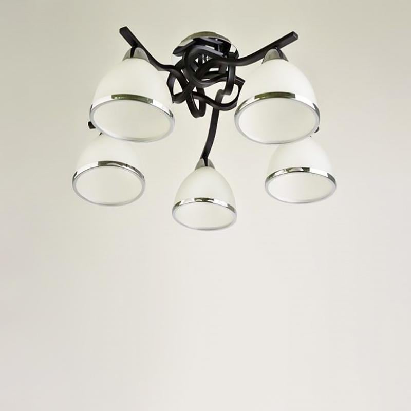 Люстра потолочная Light House SRS-16406/5 Черный/Хром