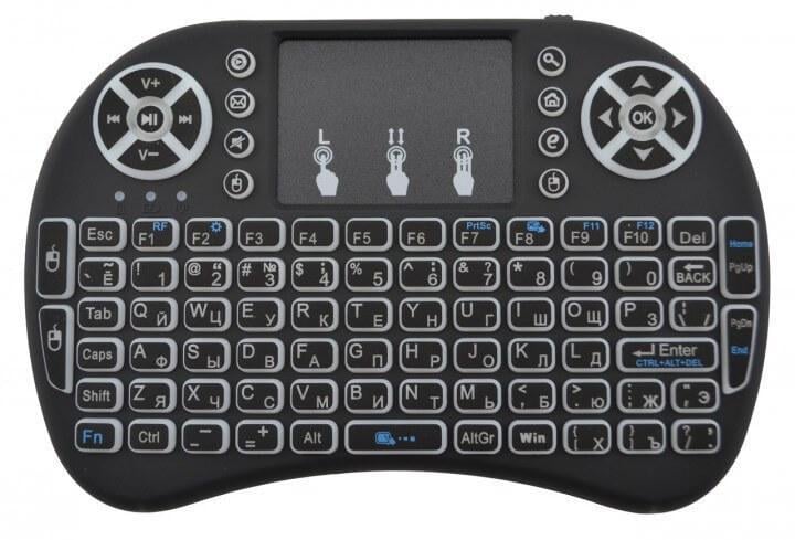 Клавіатура KEYBOARD wireless MWK08/i8 + touch АРТ 2231 з підсвіткою (KS34543546) - фото 1