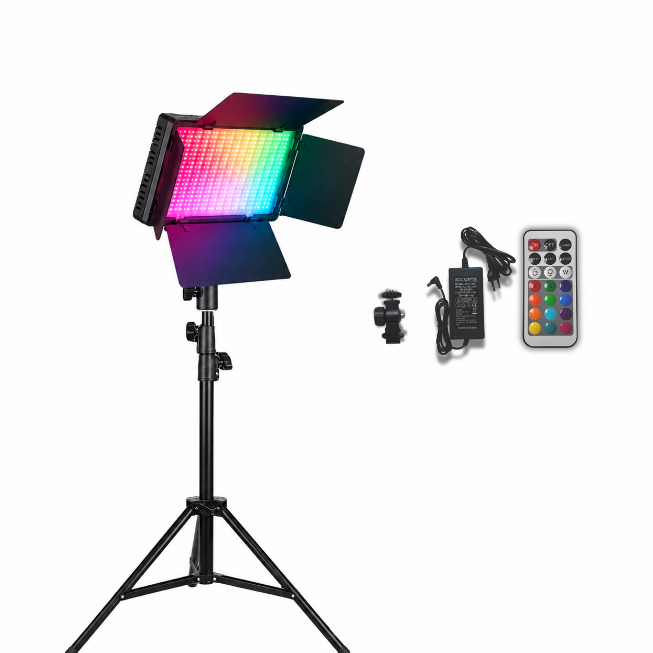 Светодиодная панель U800+ RGB Varicolor 3200-5600K с пультом/шторками и штативом 2,1 м