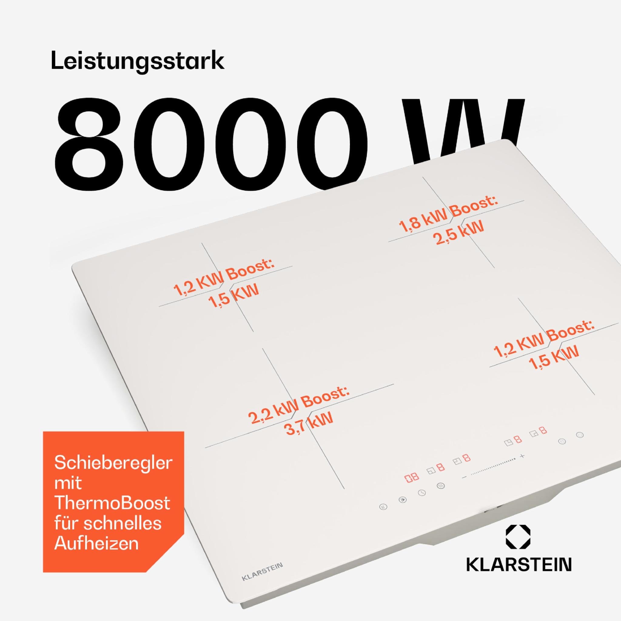 Индукционная плита KLARSTEIN PowerGlide (10046566) - фото 3 Индукционная плита KLARSTEIN PowerGlide (10046566) - фото 3