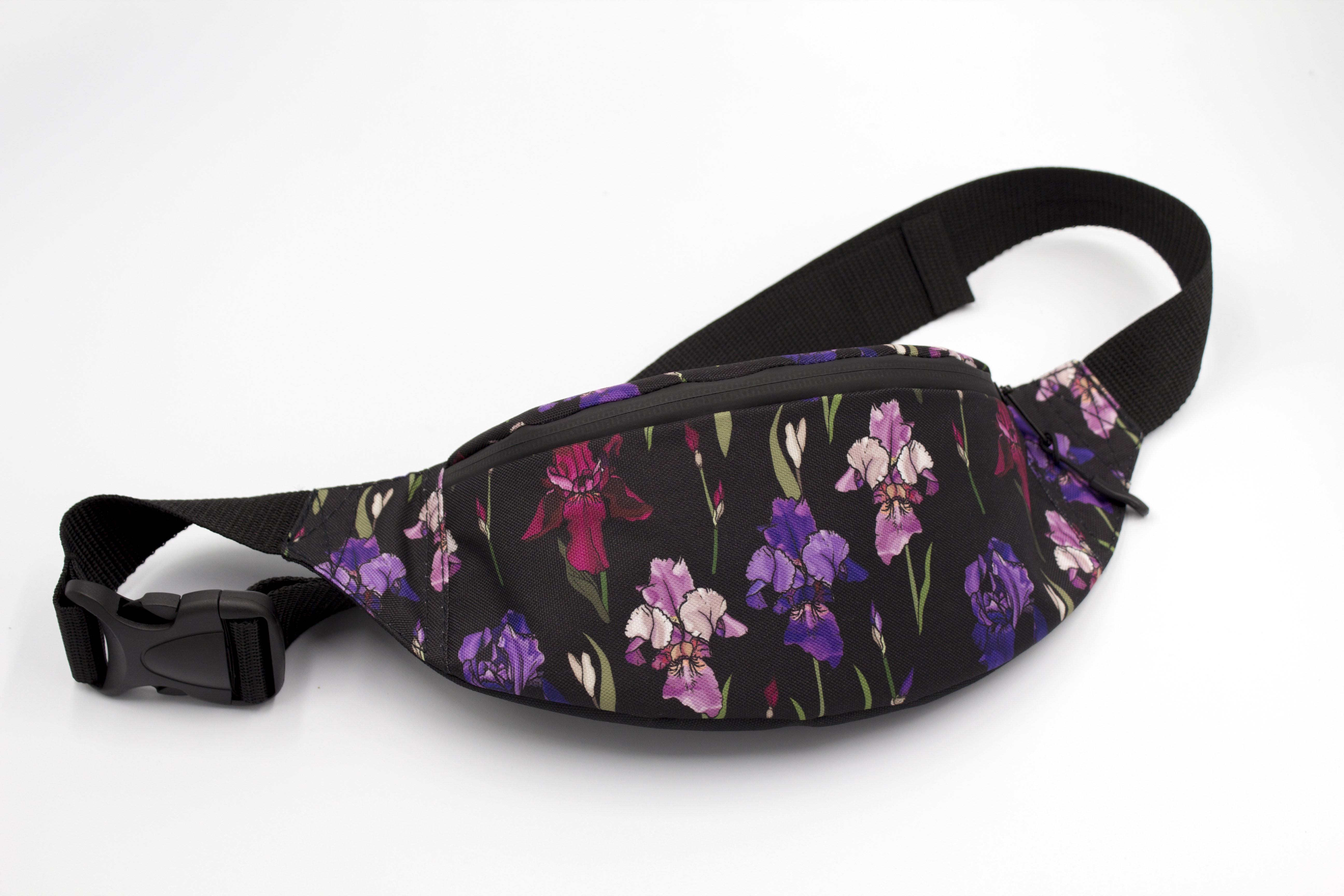 Сумка бананка Іриси Чорний (BK-011) - фото 5 Сумка бананка Іриси Чорний (BK-011) - фото 5