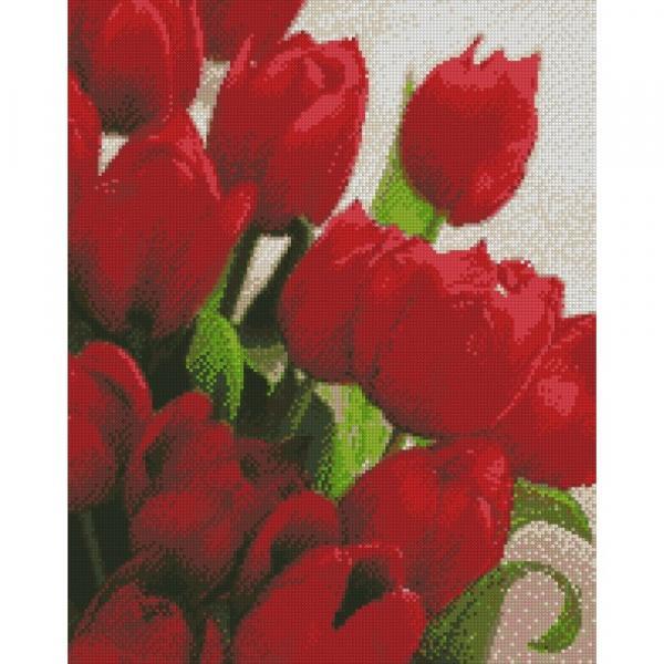 Алмазная мозаика Идейка Цветы Любимой 40х50 см холст на подрамнике (АМ6129-mt)