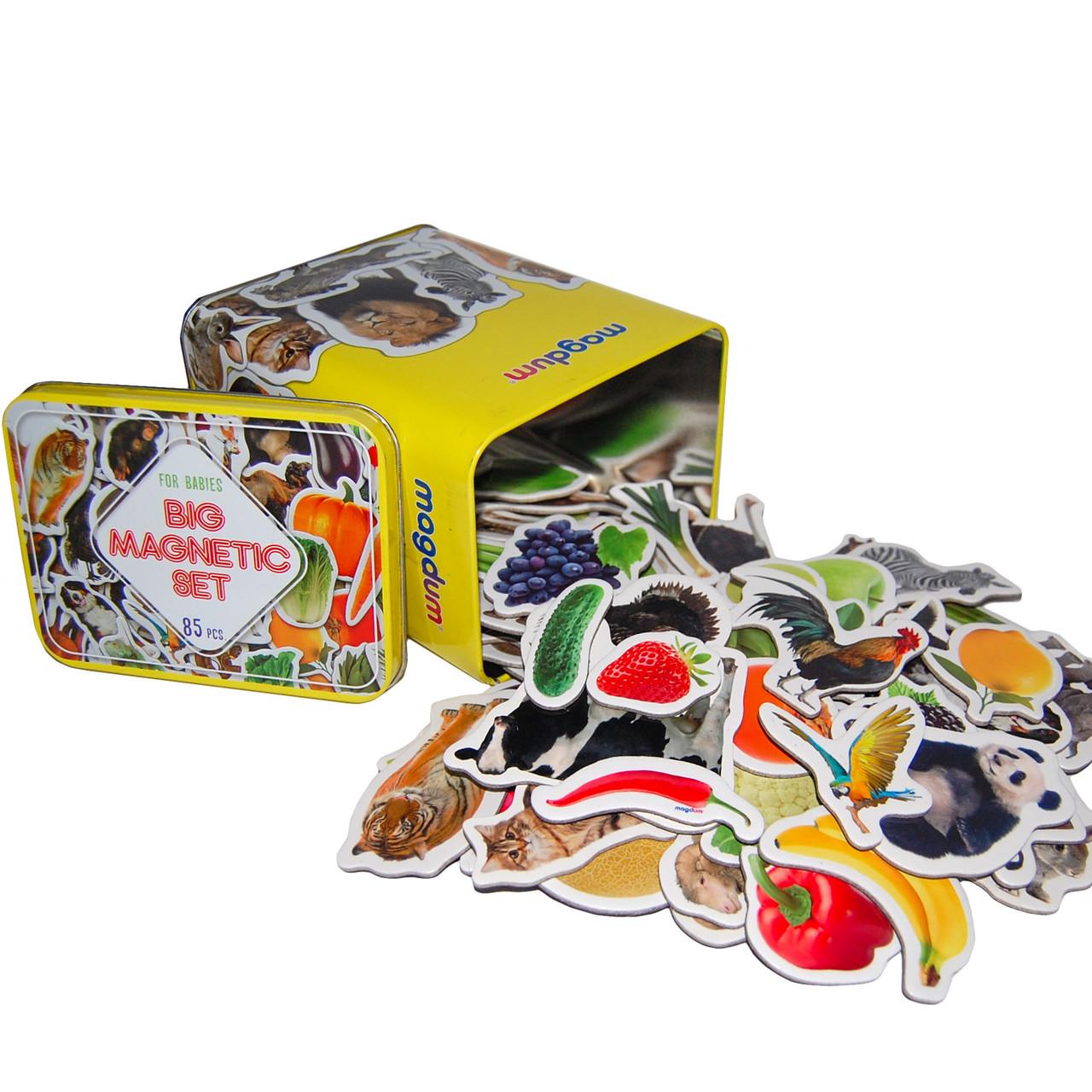 Подарунковий набір магнітів Magdum Дитячий світ 85 магнітів (ML4031-61 EN) - фото 2