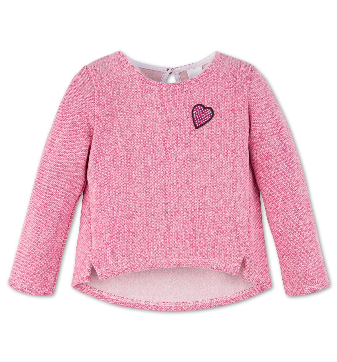 Кофта C&A Сердце 128 см Розовый (188748)