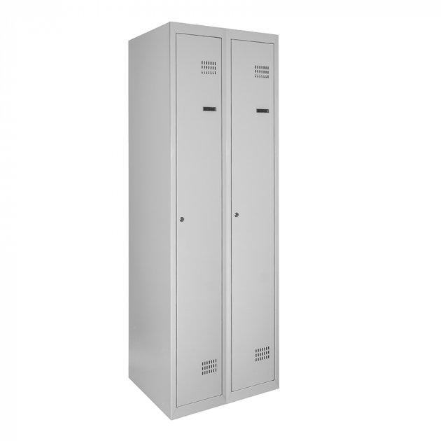 Шкаф для одежды ШОМ 2/60 металлический 180х60х50