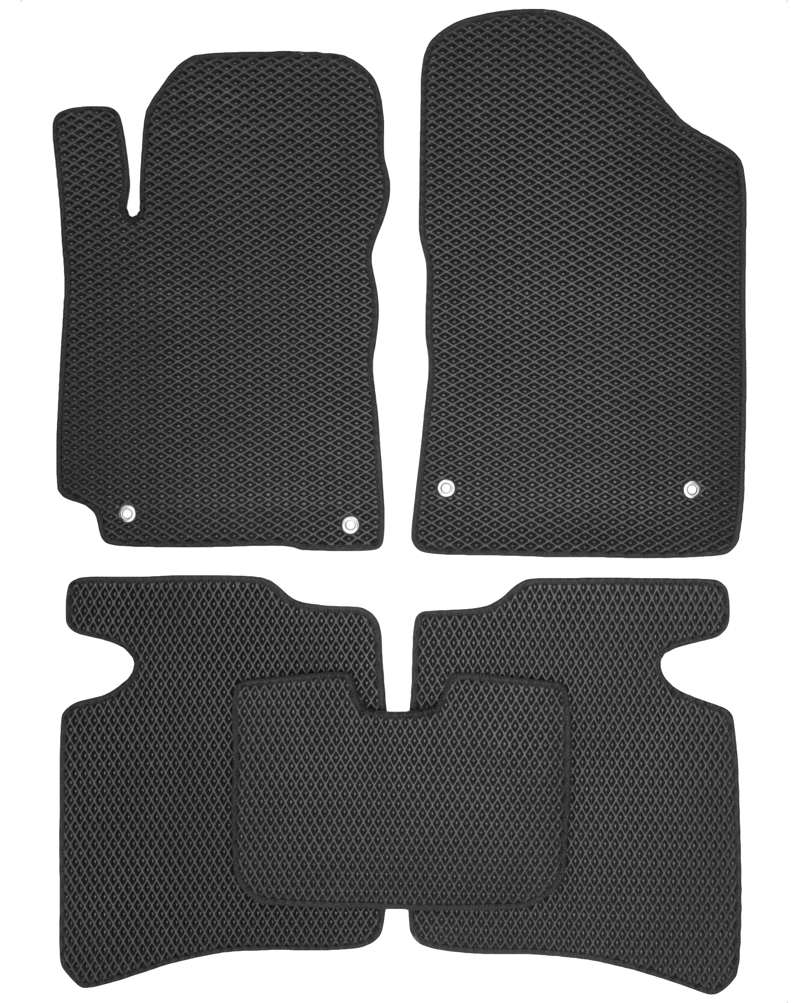 Коврики в салон Kinetic для Geely GC6 '14- EVA-полимерные Черный Коврики в салон Kinetic для Geely GC6 '14- EVA-полимерные Черный
