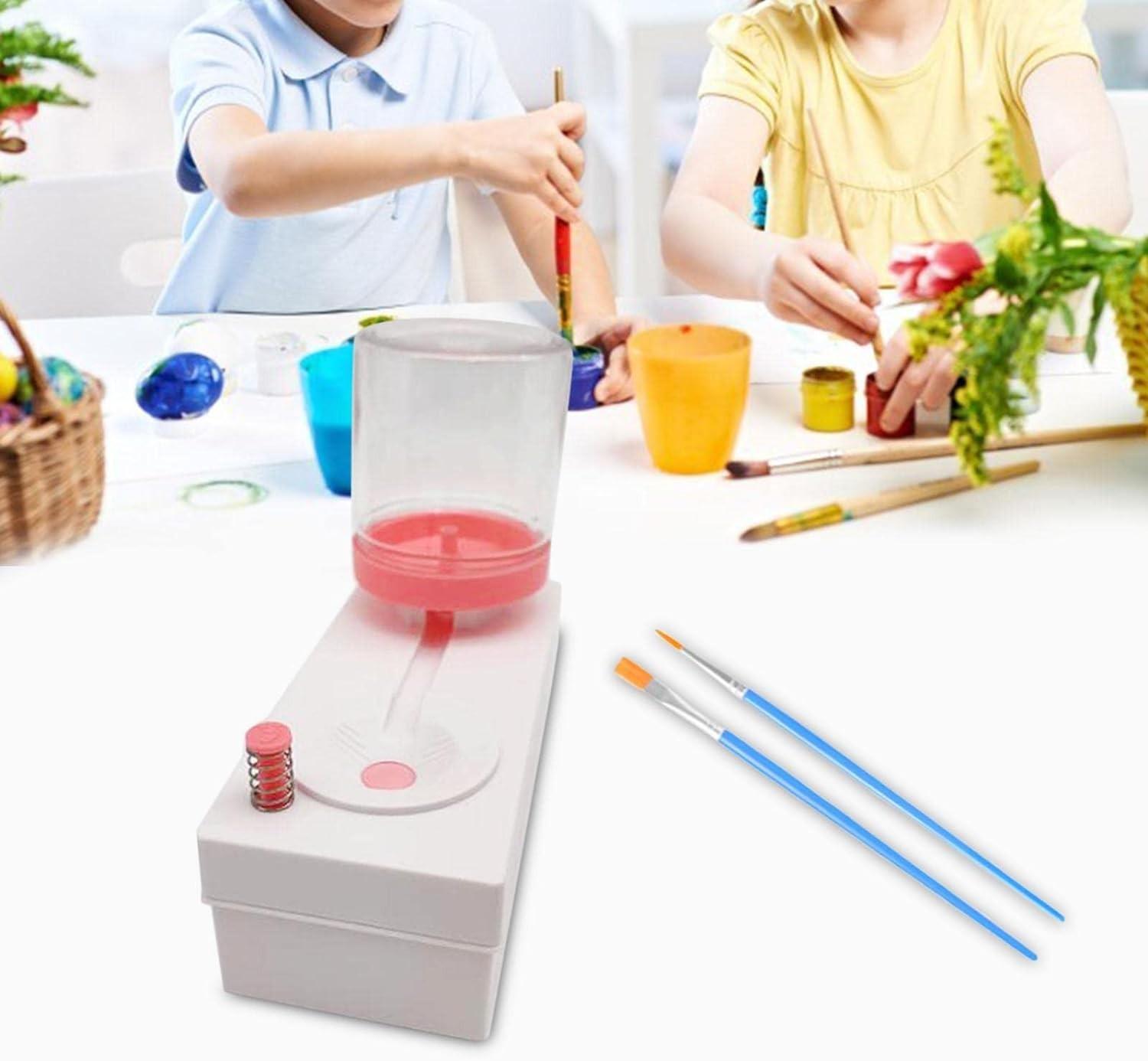 Ополаскиватель кистей для рисования с рециркуляцией и сливом воды Розовый (74250317) - фото 3 Ополаскиватель кистей для рисования с рециркуляцией и сливом воды Розовый (74250317) - фото 3