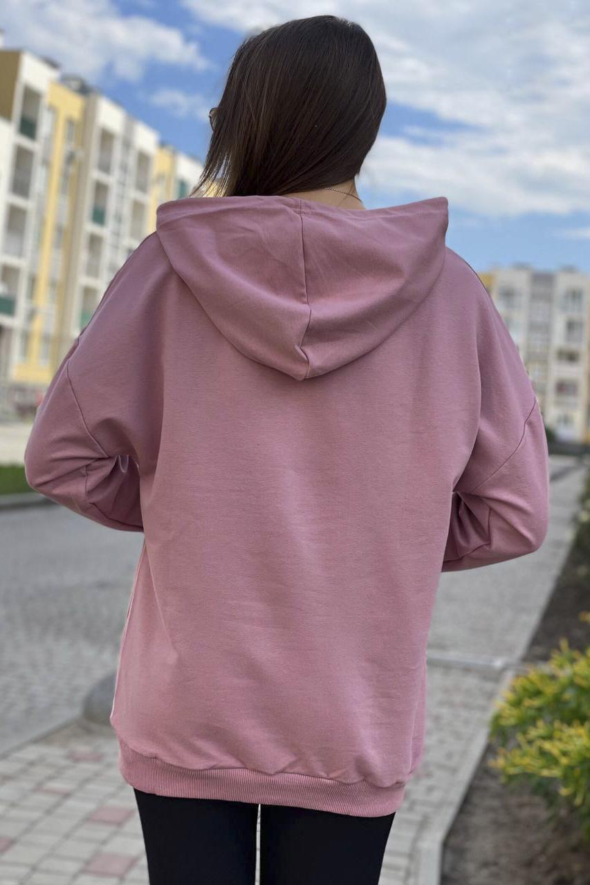 Худи женское розовый L (188882) - фото 3