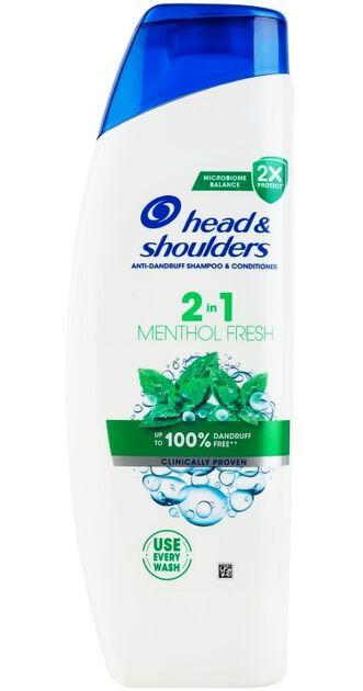 Шампунь проти лупи Head&amp;Shoulders Menthol 2в1 330 мл (8700216304825)