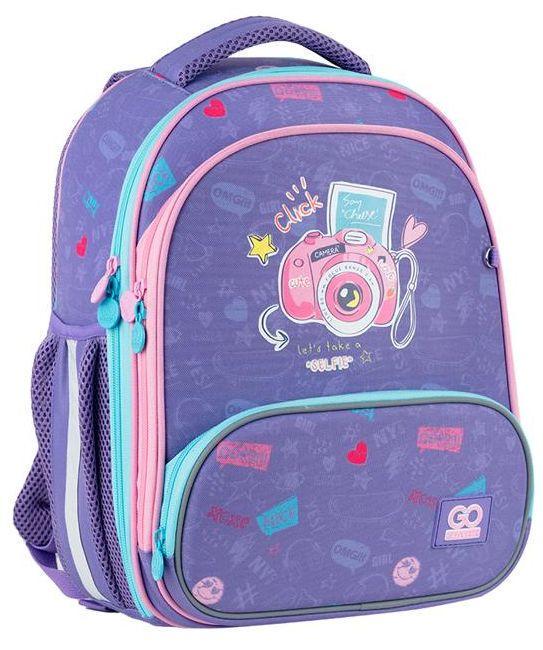 Рюкзак школьный для девочки младших классов GoPack Education GO24-597M-4 Say Cheese каркасный (2296749462)