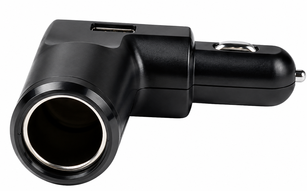 Зарядный автомобильный адаптер Silver Crest SCRA2 A1 12/24 В 3xUSB Черный