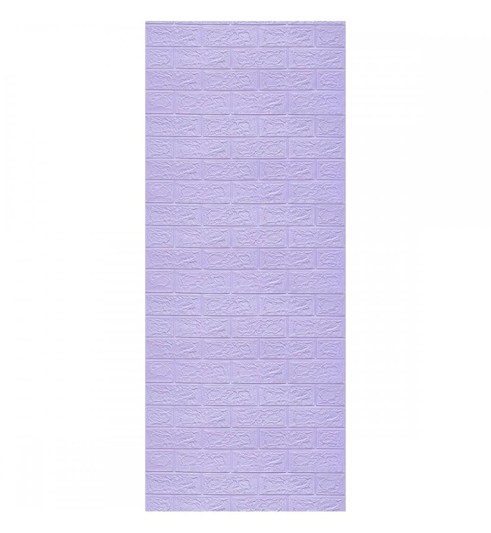 3D-панель декоративная самоклеящаяся под кирпич в рулоне 20 м 20000x700x3 мм Светло-фиолетовый (OS-BG15-3 рулон 20м) 3D-панель декоративная самоклеящаяся под кирпич в рулоне 20 м 20000x700x3 мм Светло-фиолетовый (OS-BG15-3 рулон 20м)
