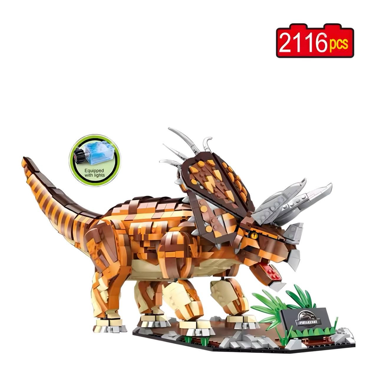 Конструктор Трицератопс на 2116 деталей (T2013) - фото 3 Конструктор Трицератопс на 2116 деталей (T2013) - фото 3