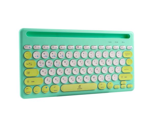 Клавиатура беспроводная JEQANG JB-333 dual-model charging Green - фото 4 Клавиатура беспроводная JEQANG JB-333 dual-model charging Green - фото 4