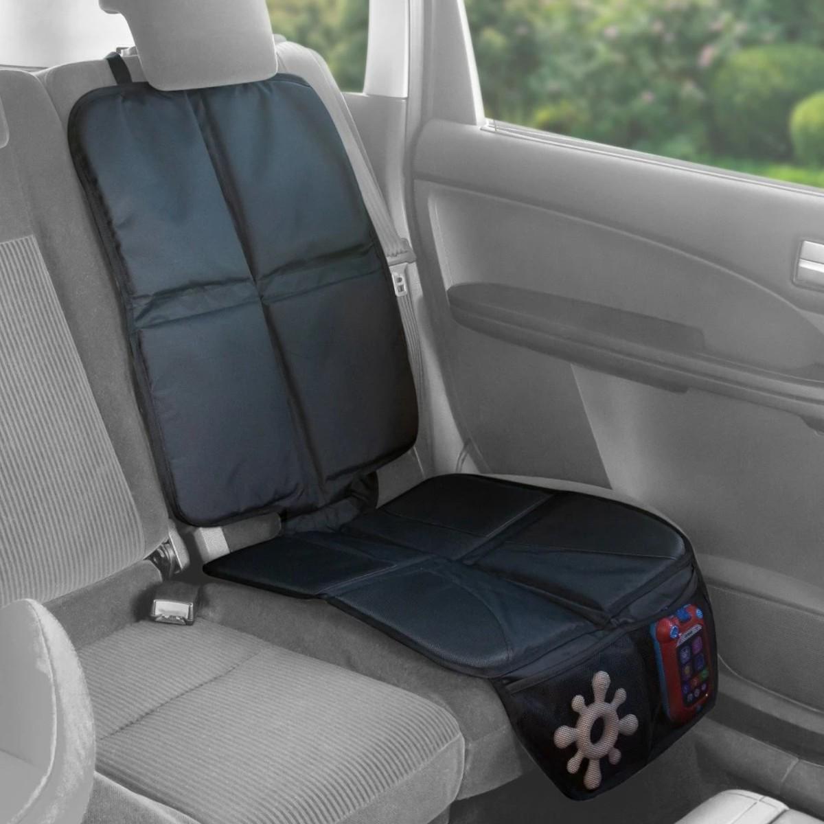 Килимок під автокрісло захисний El Camino 3 кишені сітка Чорний (1072) - фото 5 Килимок під автокрісло захисний El Camino 3 кишені сітка Чорний (1072) - фото 5