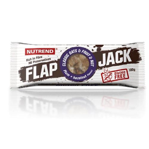 Углеводный батончик Nutrend Flapjack Gluten Free 100 г Plum Hazelnut