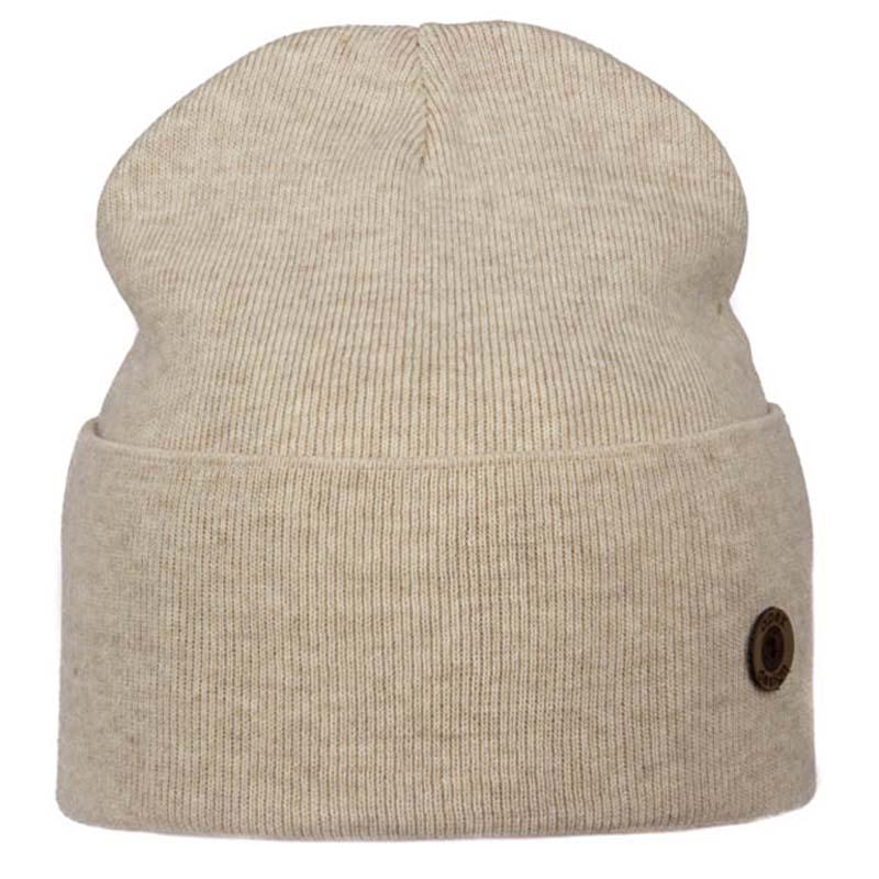 Шапка молодіжна лопата гладкої в'язки Apex Кант One Size Бежевий (69351)