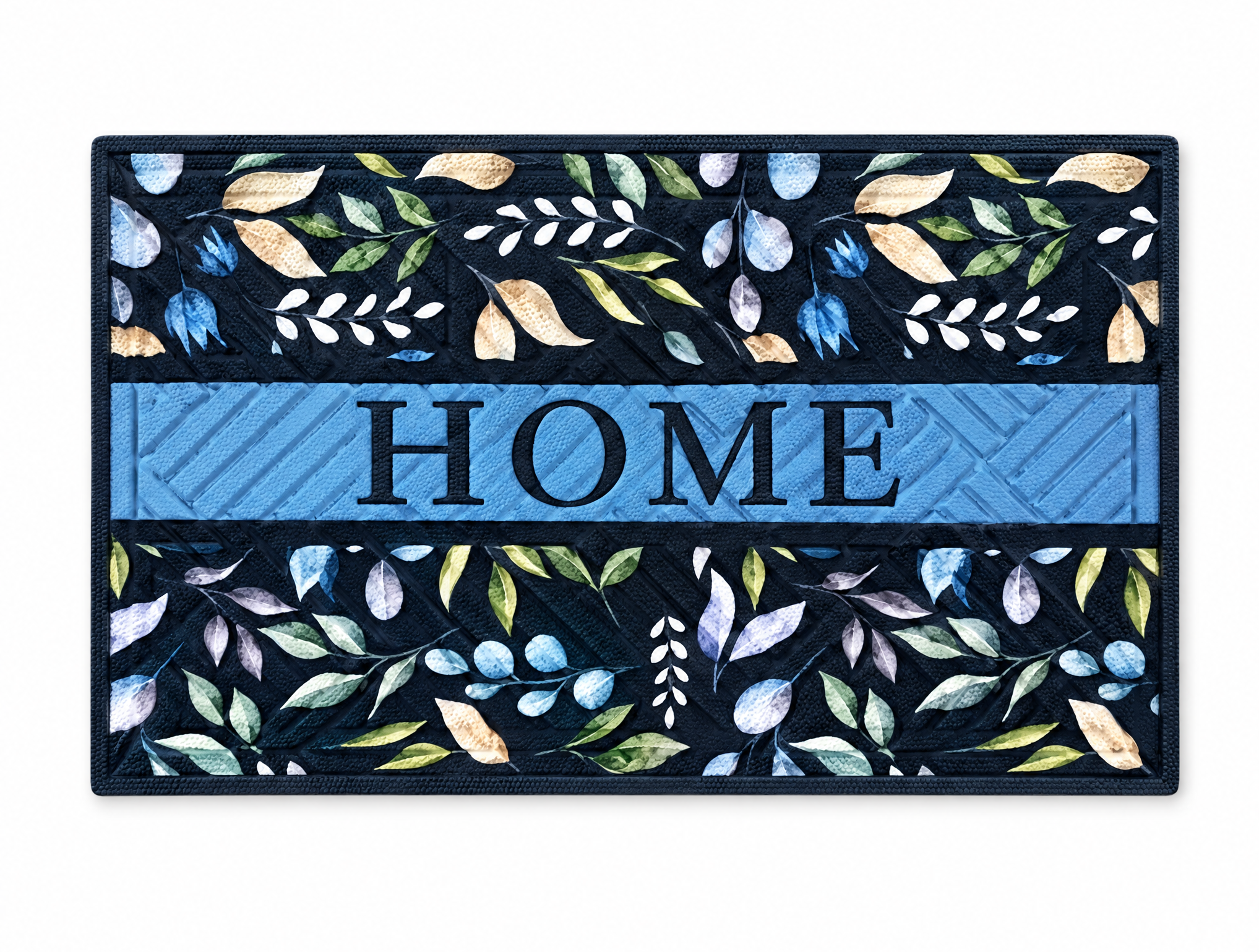 Коврик придверный Ruhhy 26550 HOME 75x45 см Черный (5095bf-3169919848)