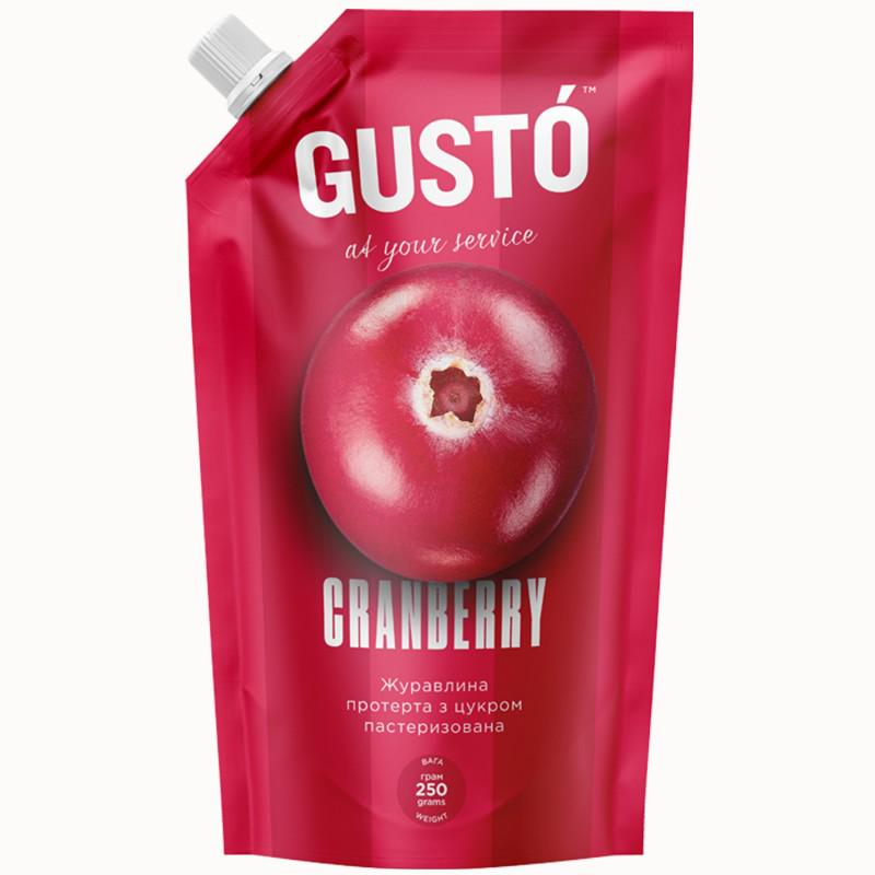 Перетерта журавлина Gusto дой-пак 0,230 г
