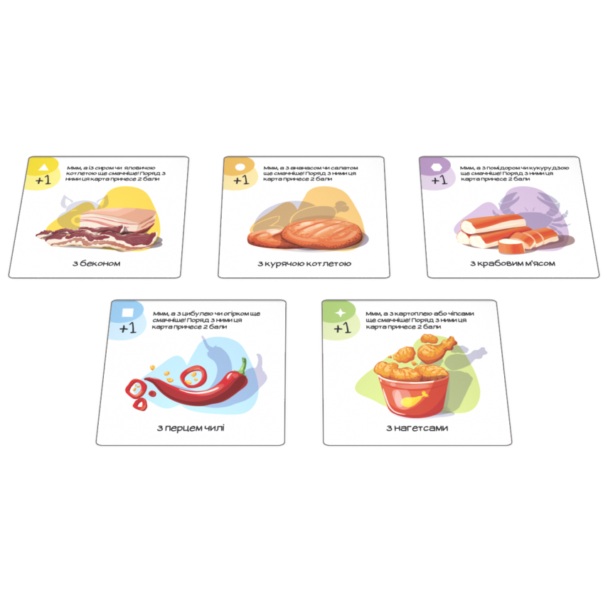 Настольная игра Бургерье (4820172800415) - фото 2 Настольная игра Бургерье (4820172800415) - фото 2