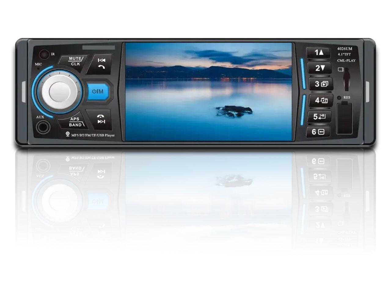 Автомагнитола 4,1'1080P Bluetooth RGB USB/SD 4227