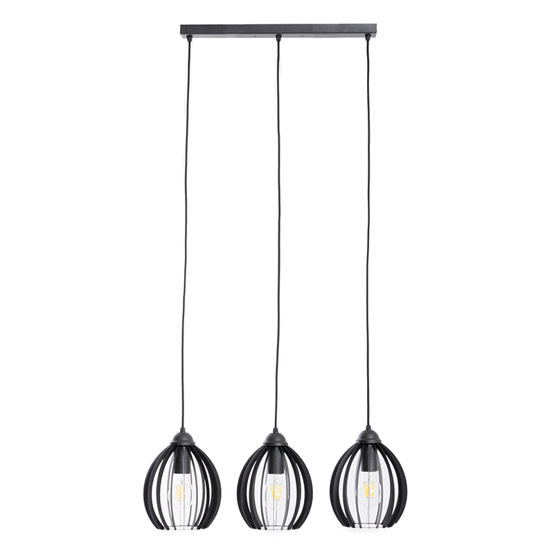 Люстра подвесная Atmolight ArtS7 С170-450-3 Черный с перламутром (1314)