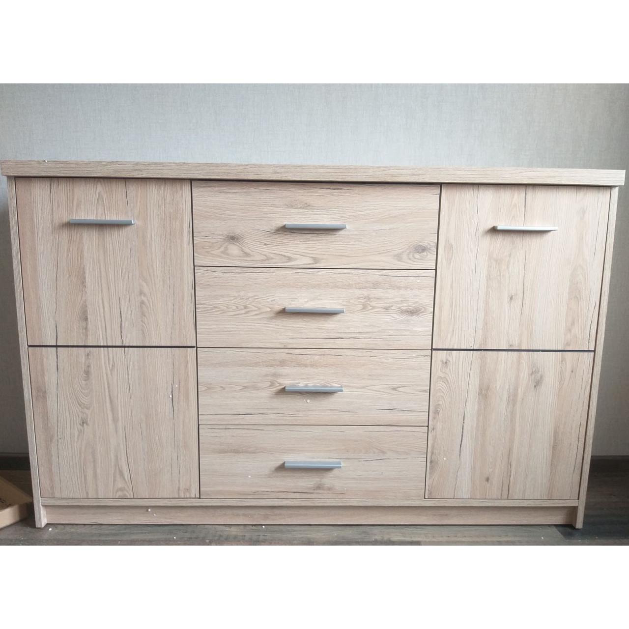 Комод в гостиную Гербор Шанталь KOM2D4S Дуб Санремо светлый (GRB-1171) - фото 2 Комод в гостиную Гербор Шанталь KOM2D4S Дуб Санремо светлый (GRB-1171) - фото 2