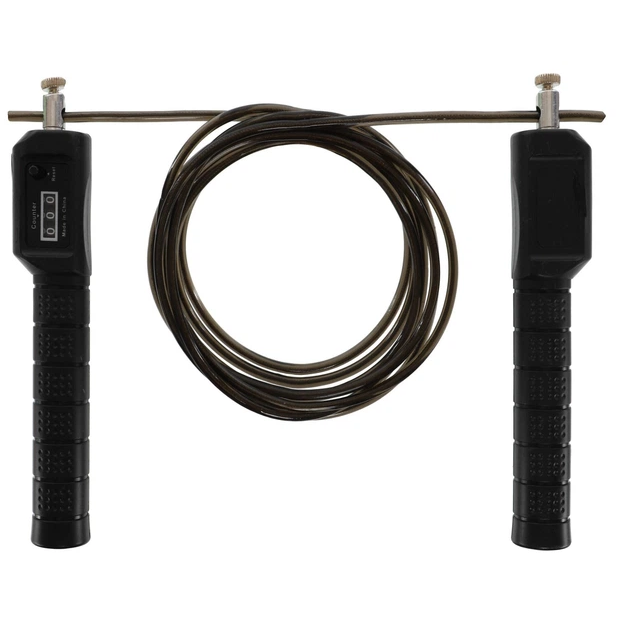 Скакалка с электронным счетчиком SP-Sport FI-8637 Черный