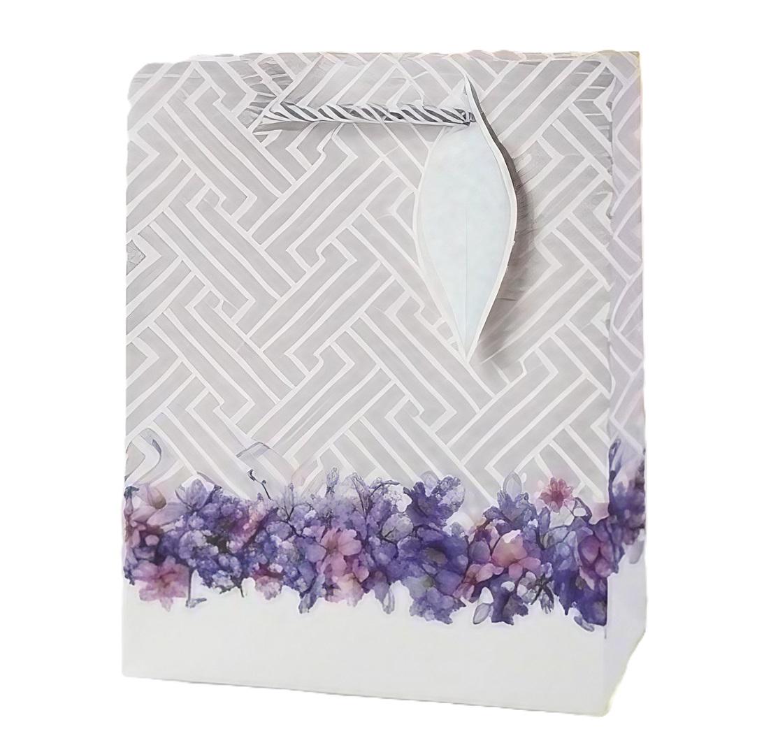 Подарочный пакет Stenson R33177-L Floral 30х41,5х12 см