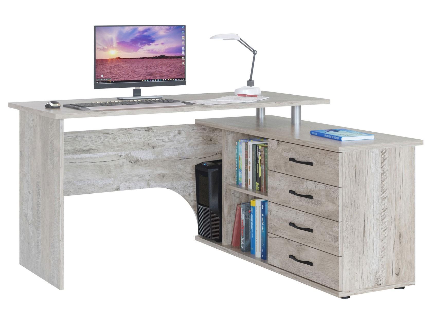 Комп'ютерний стіл кутовий XDesk 109 праворуч 1400x1200 мм Дуб клондайк (КСXD109) - фото 1