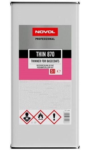 Разбавитель для базовых красок NOVOL Thin 870 5 л