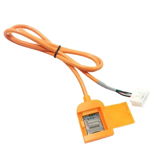 Кабель для подключения SIM-карты к магнитоле Android (0077/orange)