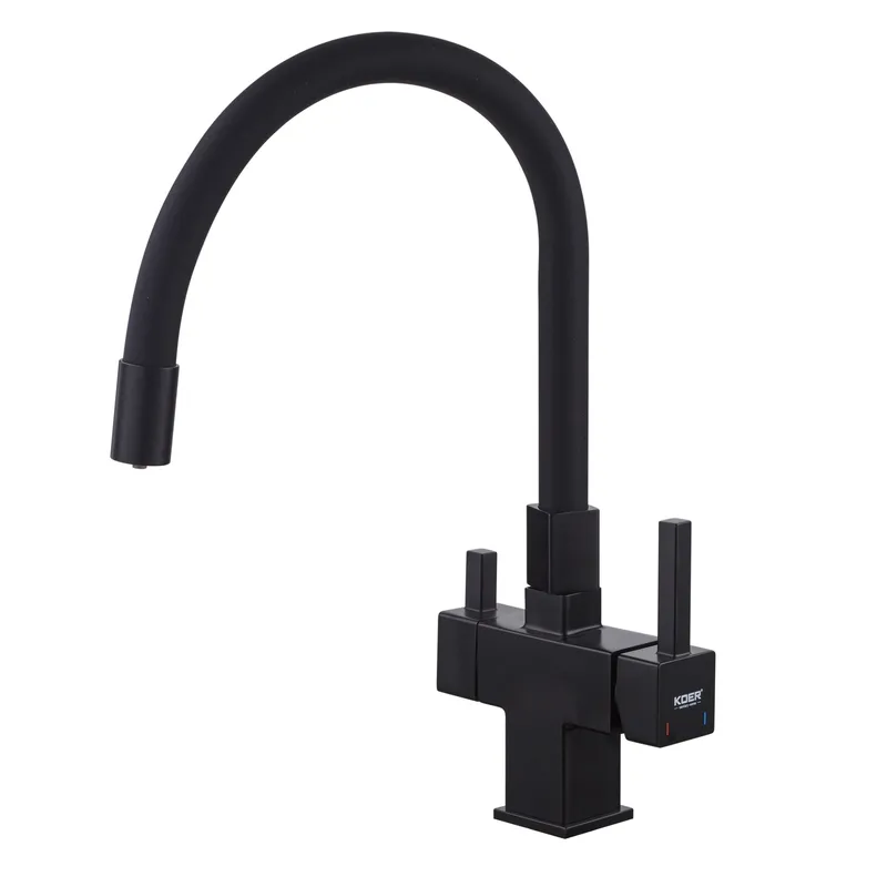 Смеситель для кухни KOER KB-72023-05 с выходом для питьевой воды (KR5009) - фото 3