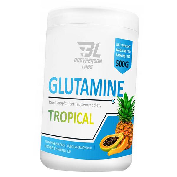 L-Глютамин Bodyperson Labs Glutamine 500 г Тропический (32598001)