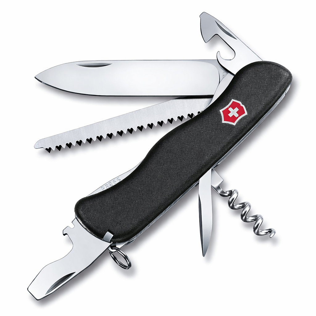 Нож складной туристический Victorinox Forester 11,1 см Черный (31560799)