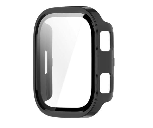 Чохол із захисним склом Protective Cover with Glass для Amazfit Bip Max Чорний