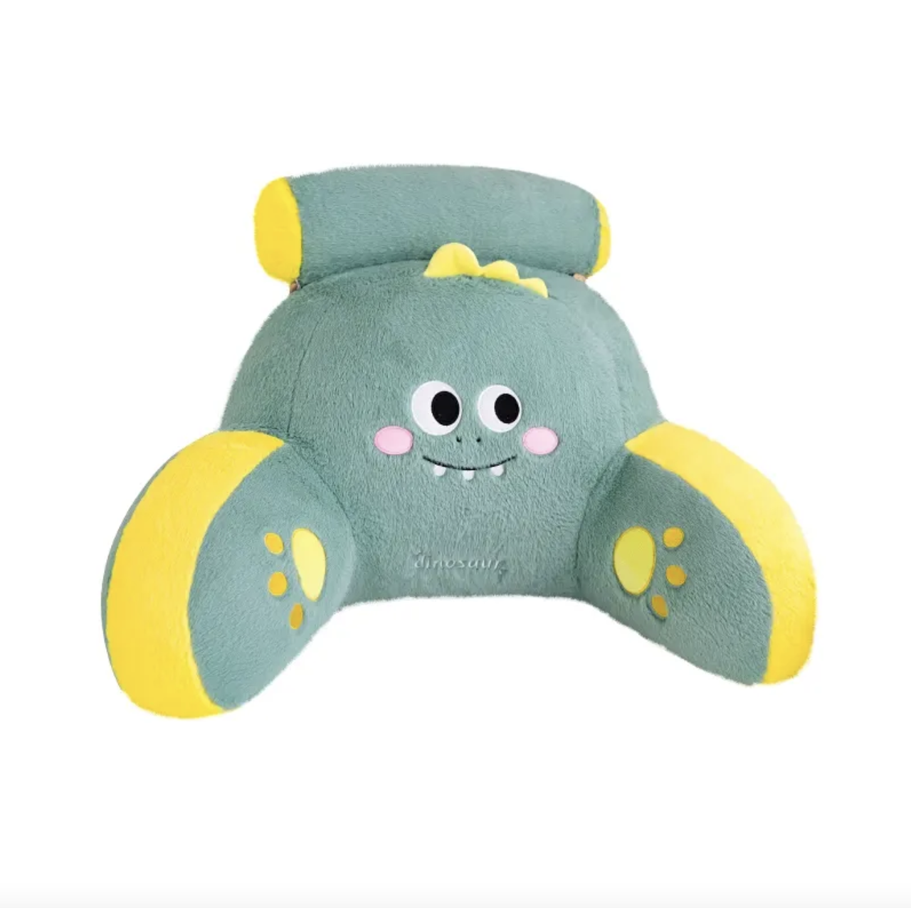 Подушка-спинка ортопедическая для чтения Дракончик 65х45 см Светло-зеленый