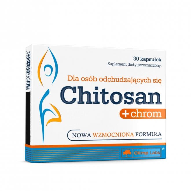 Липотропики хитозан и хром Olimp Chitosan + chrom 30 капсул (2574)