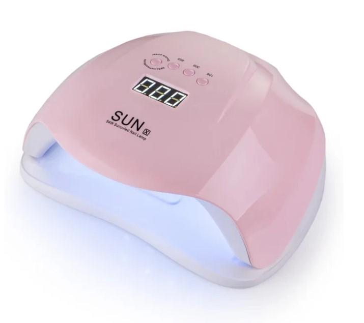 Лампа для маникюра SUN X plus 120W UV/LED для полимеризации Pink (373955) - фото 1