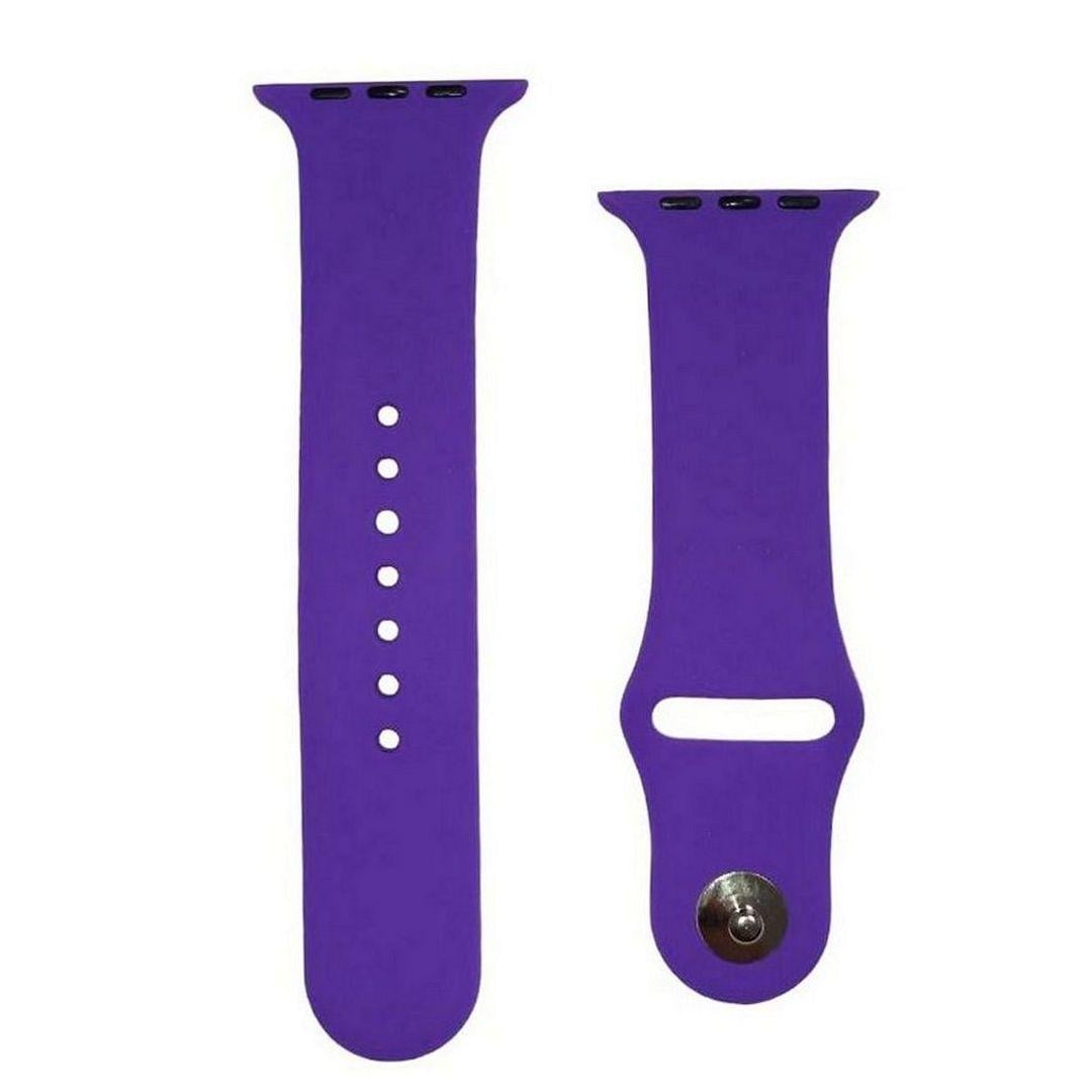 Ремешок силиконовый для Apple Watch 42/44/45/49 мм Purple