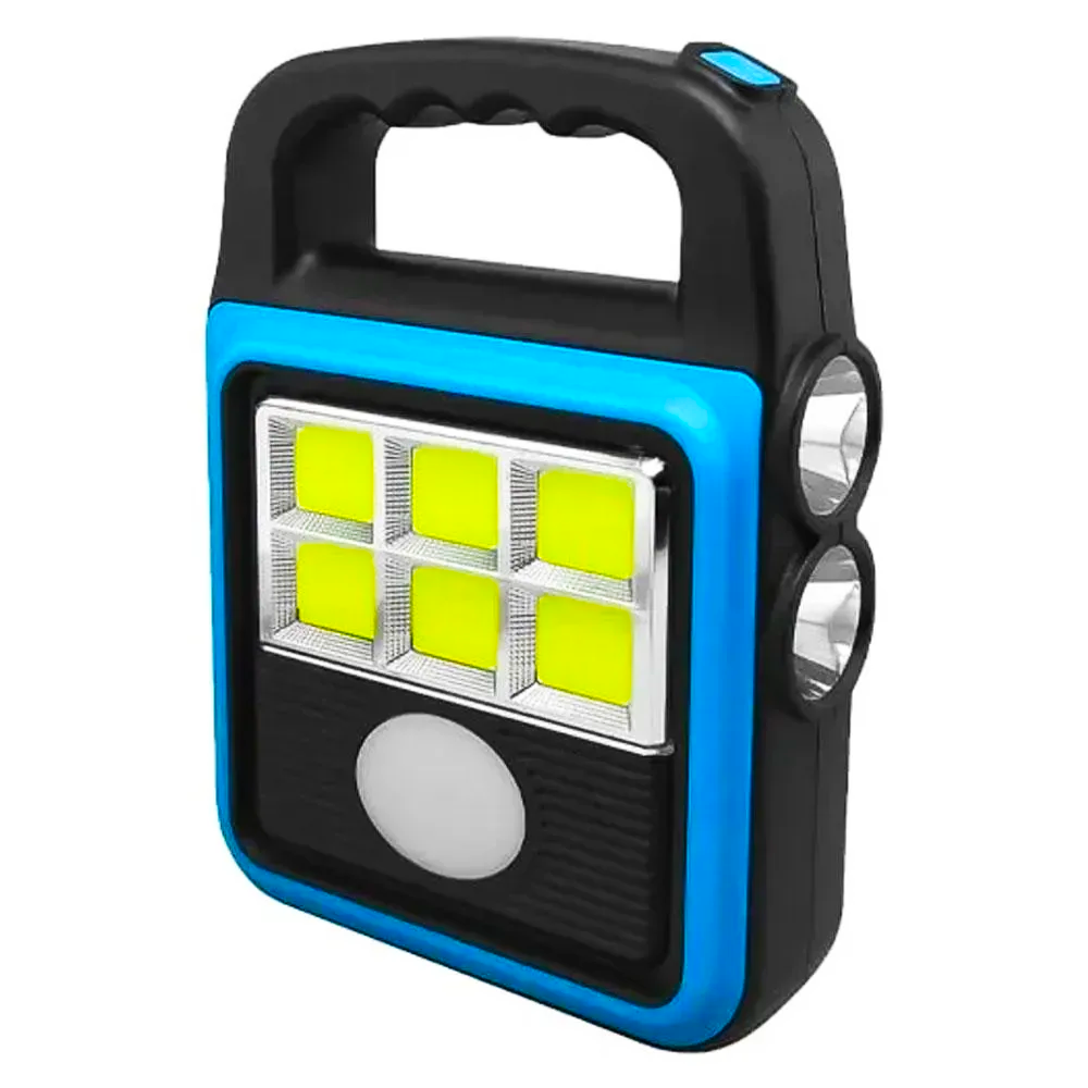 Ліхтар прожектор LED із сонячною панеллю та повербанком HS-8020 акумуляторний USB (234569133)