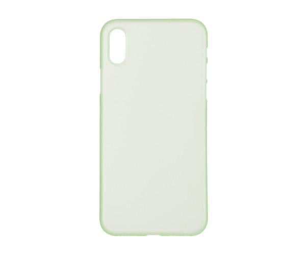 Чохол-накладка G-Case Couleur Series PP 0.3mm для iPhone X Зелений - фото 1