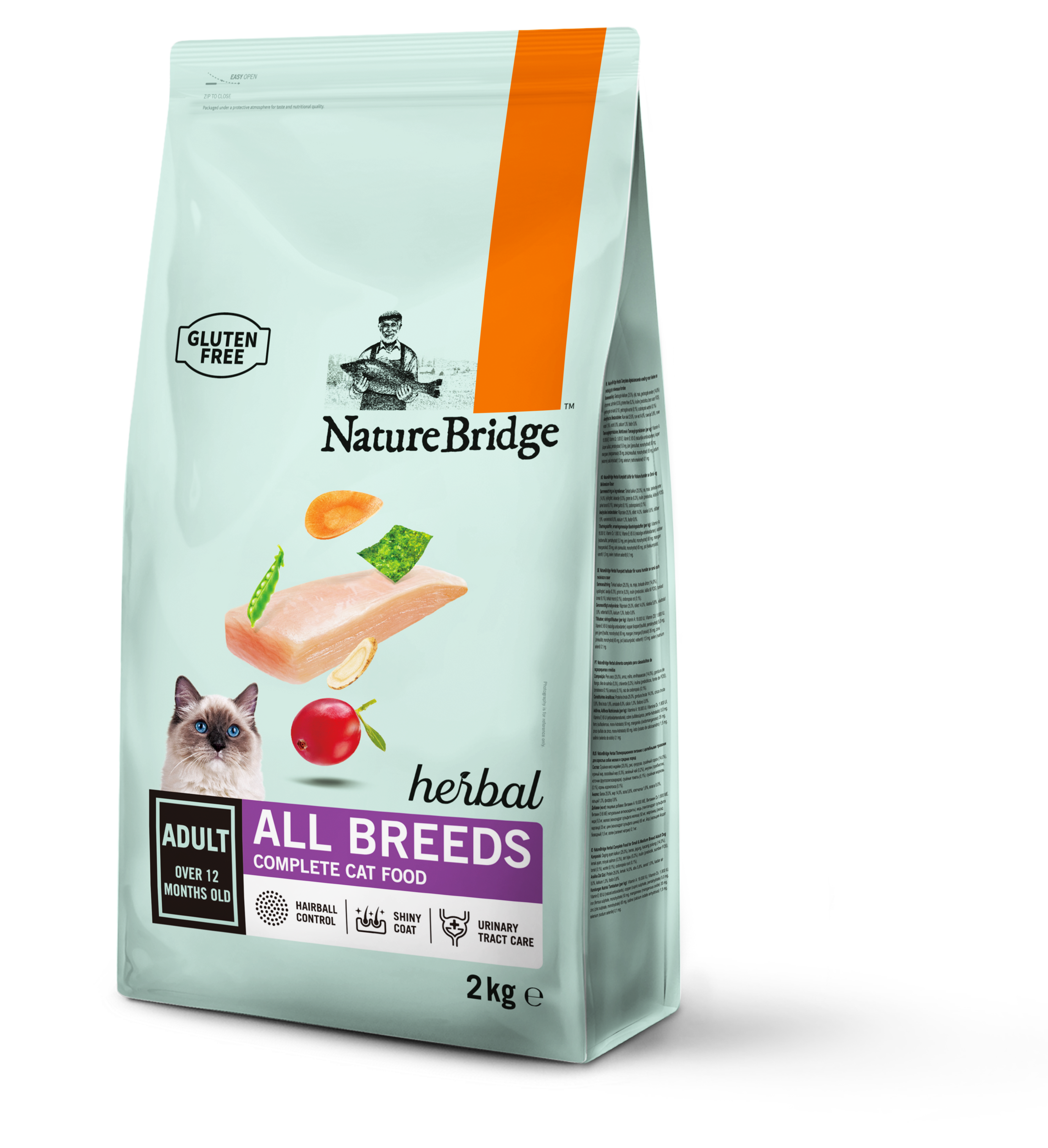 Корм сухий Nature Bridge Herbal Complete Food для дорослих котів 2 кг (9160) Корм сухий Nature Bridge Herbal Complete Food для дорослих котів 2 кг (9160)