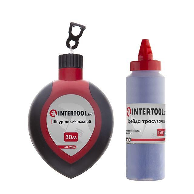 Шнур відбивний з коректором Intertool MT-2506 30 м (13349205)