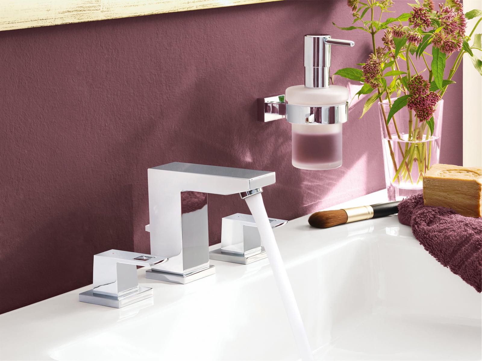 Дозатор для рідкого мила Grohe Essentials Cube 40756001 настінний 160 мл Хром (111220) - фото 5