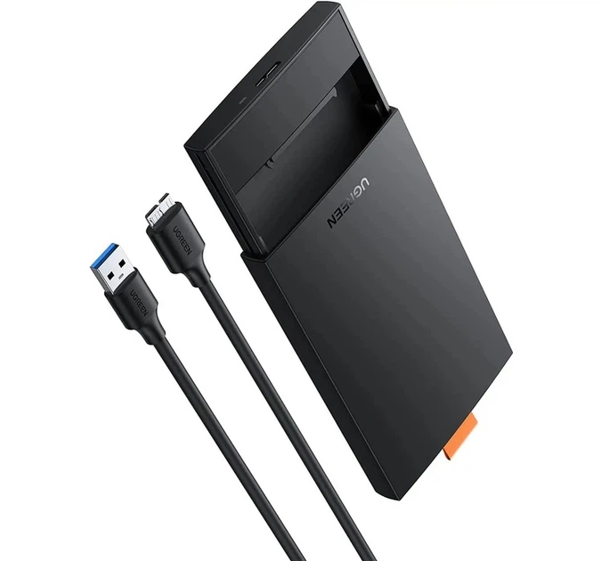 Кишеня для накопичувача зовнішня UGREEN CM237 USB 3.0 2,5" Hard Drive Box (KST-UGR-60353)